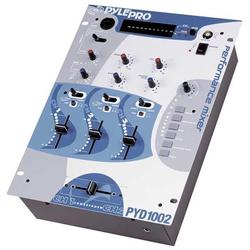 Pyle PYD-1002 3-Channel Trick Rack-Mount Mixer with Sound Effects