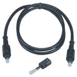 QVS FCTK 3-Foot Toslink to Mini-Toslink Adapter Cable