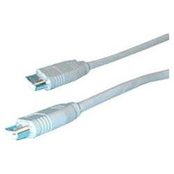 QVS IEEE1394 FireWire / i.Link 6Pin to 6Pin Black Cable