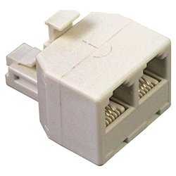 RCA TP257 2-In-1 Modular Phone Adapter (Ivory)