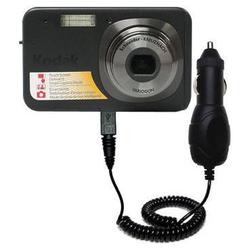 Gomadic Rapid Car / Auto Charger for the Kodak V1073 - Brand w/ TipExchange Technology