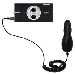Gomadic Rapid Car / Auto Charger for the Kodak V570 - Brand w/ TipExchange Technology