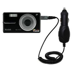 Gomadic Rapid Car / Auto Charger for the Kodak V603 - Brand w/ TipExchange Technology