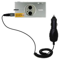 Gomadic Rapid Car / Auto Charger for the Kodak V705 - Brand w/ TipExchange Technology