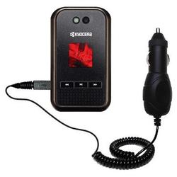 Gomadic Rapid Car / Auto Charger for the Kyocera E2000 Tempo - Brand w/ TipExchange Technology