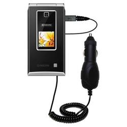 Gomadic Rapid Car / Auto Charger for the Kyocera S4000 Mako - Brand w/ TipExchange Technology