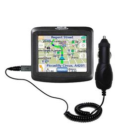 Gomadic Rapid Car / Auto Charger for the Magellan Roadmate 1215 - Brand w/ TipExchange Technology