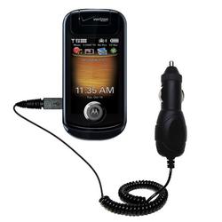 Gomadic Rapid Car / Auto Charger for the Motorola Krave - Brand w/ TipExchange Technology