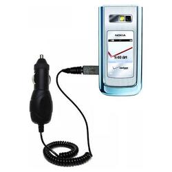 Gomadic Rapid Car / Auto Charger for the Nokia 6205 - Brand w/ TipExchange Technology