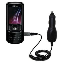 Gomadic Rapid Car / Auto Charger for the Nokia 8600 Luna - Brand w/ TipExchange Technology