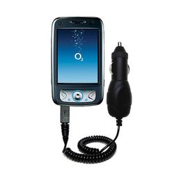 Gomadic Rapid Car / Auto Charger for the O2 XDA Flame - Brand w/ TipExchange Technology