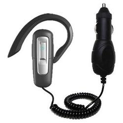 Gomadic Rapid Car / Auto Charger for the Plantronics Explorer 220 - Brand w/ TipExchange Technology