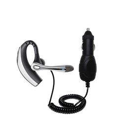 Gomadic Rapid Car / Auto Charger for the Plantronics Voyager 500 - Brand w/ TipExchange Technology