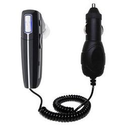 Gomadic Rapid Car / Auto Charger for the Plantronics Voyager 855 - Brand w/ TipExchange Technology