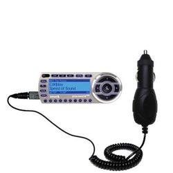 Gomadic Rapid Car / Auto Charger for the Sirius StarMate ST2 - Brand w/ TipExchange Technology