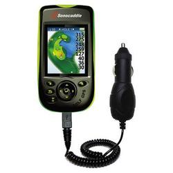 Gomadic Rapid Car / Auto Charger for the Sonocaddie v300 GPS - Brand w/ TipExchange Technology