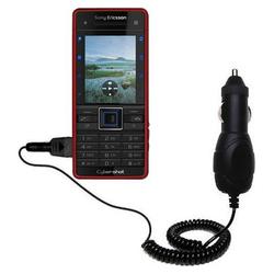 Gomadic Rapid Car / Auto Charger for the Sony Ericsson C902 - Brand w/ TipExchange Technology