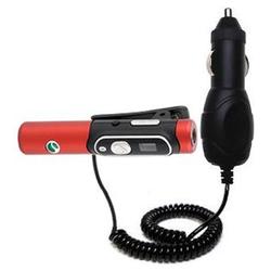 Gomadic Rapid Car / Auto Charger for the Sony Ericsson HBH-DS220 - Brand w/ TipExchange Technology