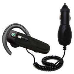 Gomadic Rapid Car / Auto Charger for the Sony Ericsson HBH-PV702 - Brand w/ TipExchange Technology