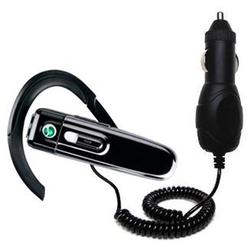Gomadic Rapid Car / Auto Charger for the Sony Ericsson HBH-PV708 - Brand w/ TipExchange Technology