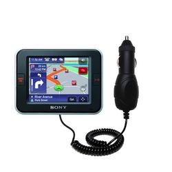 Gomadic Rapid Car / Auto Charger for the Sony Nav-U NV-U52 - Brand w/ TipExchange Technology