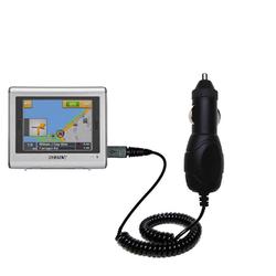 Gomadic Rapid Car / Auto Charger for the Sony Nav-U NV-U70 - Brand w/ TipExchange Technology
