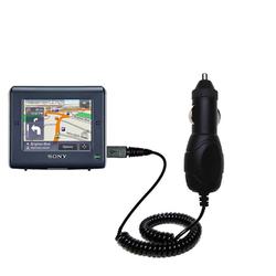 Gomadic Rapid Car / Auto Charger for the Sony Nav-U NV-U71T - Brand w/ TipExchange Technology