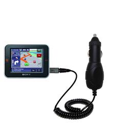 Gomadic Rapid Car / Auto Charger for the Sony Nav-U NV-U72T - Brand w/ TipExchange Technology