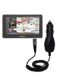 Gomadic Rapid Car / Auto Charger for the Sony Nav-U NV-U83T - Brand w/ TipExchange Technology