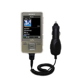 Gomadic Rapid Car / Auto Charger for the Sony Walkman NWZ-A726 - Brand w/ TipExchange Technology
