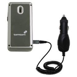 Gomadic Rapid Car / Auto Charger for the TomTom MKII Wireless GPS Receiver - Brand w/ TipExchange Te