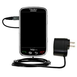 Gomadic Rapid Wall / AC Charger for the Blackberry Thunder - Brand w/ TipExchange Technology