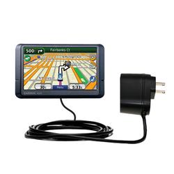 Gomadic Rapid Wall / AC Charger for the Garmin Nuvi 265WT - Brand w/ TipExchange Technology