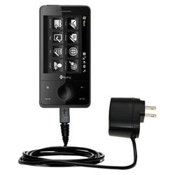 Gomadic Rapid Wall / AC Charger for the HTC Diamond Pro - Brand w/ TipExchange Technology