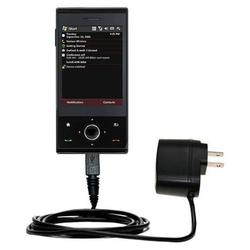 Gomadic Rapid Wall / AC Charger for the HTC Raphael - Brand w/ TipExchange Technology