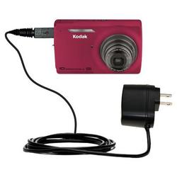 Gomadic Rapid Wall / AC Charger for the Kodak M1093 IS - Brand w/ TipExchange Technology