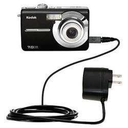Gomadic Rapid Wall / AC Charger for the Kodak M753 - Brand w/ TipExchange Technology