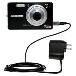 Gomadic Rapid Wall / AC Charger for the Kodak V550 - Brand w/ TipExchange Technology