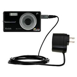 Gomadic Rapid Wall / AC Charger for the Kodak V603 - Brand w/ TipExchange Technology