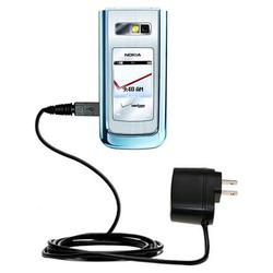 Gomadic Rapid Wall / AC Charger for the Nokia 6205 - Brand w/ TipExchange Technology
