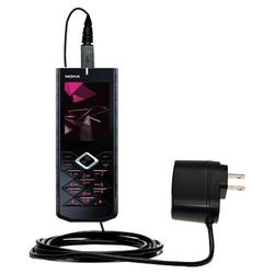 Gomadic Rapid Wall / AC Charger for the Nokia 7900 Prism - Brand w/ TipExchange Technology