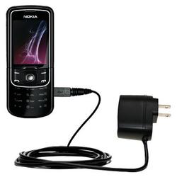 Gomadic Rapid Wall / AC Charger for the Nokia 8600 Luna - Brand w/ TipExchange Technology