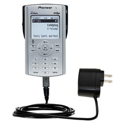 Gomadic Rapid Wall / AC Charger for the Pioneer Airwave XM2Go - Brand w/ TipExchange Technology