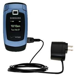 Gomadic Rapid Wall / AC Charger for the Samsung Cricket - Brand w/ TipExchange Technology