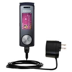 Gomadic Rapid Wall / AC Charger for the Samsung SGH-F200 - Brand w/ TipExchange Technology