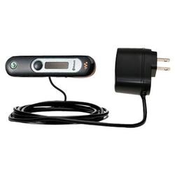 Gomadic Rapid Wall / AC Charger for the Sony Ericsson HBH-DS970 - Brand w/ TipExchange Technology