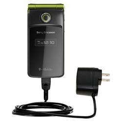 Gomadic Rapid Wall / AC Charger for the Sony Ericsson TM506 - Brand w/ TipExchange Technology