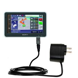 Gomadic Rapid Wall / AC Charger for the Sony Nav-U NV-U92T - Brand w/ TipExchange Technology