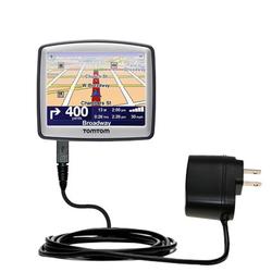 Gomadic Rapid Wall / AC Charger for the TomTom ONE 130 - Brand w/ TipExchange Technology