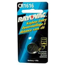Rayovac KECR16161 Keyless Entry Battery